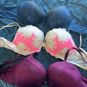 Worn once each. Super padded bras.